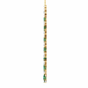 Diamond and Emerald Accent Necklace
