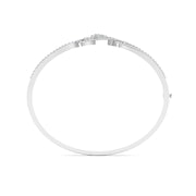 Elegant Star Cluster Diamond Bangle