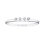 Four-Stone Lab Grown Diamond Bangle