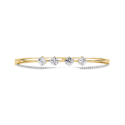 Four-Stone Lab Grown Diamond Bangle