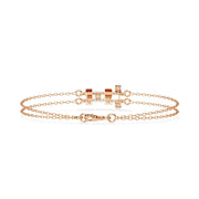 Stylish Diamond Chain Bracelet