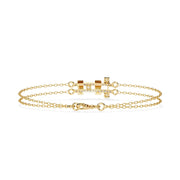 Stylish Diamond Chain Bracelet