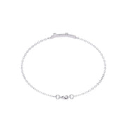Stylish Diamond Chain Bracelet