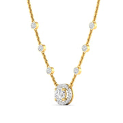 Diamond Bezel Necklace