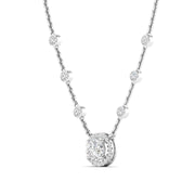 Diamond Bezel Necklace