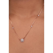 Diamond Bezel Necklace