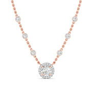 Diamond Bezel Necklace