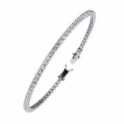 Elegant Round Diamond Tennis Bracelet