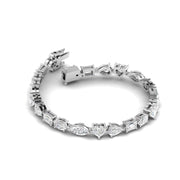 90 Pointer Multi-Shape Diamond Tennis Bracelet