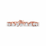 90 Pointer Multi-Shape Diamond Tennis Bracelet