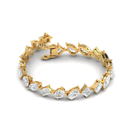 Multi-Cut Lab Grown Diamond Bracelet