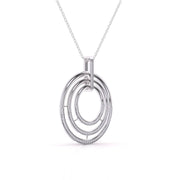 Diamond Circlet Chain Pendant