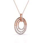 Diamond Circlet Chain Pendant