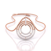 Diamond Circlet Chain Pendant