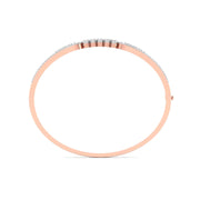 Stacked Cluster Diamond Bangle