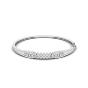 Stacked Cluster Diamond Bangle