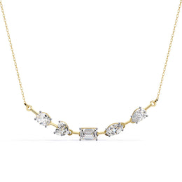 Diamond Cluster Necklace