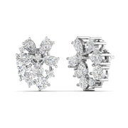 Diamond Cluster Earrings