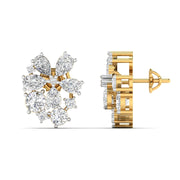 Diamond Cluster Earrings