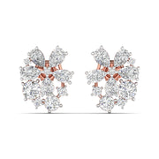 Diamond Cluster Earrings