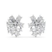 Diamond Cluster Earrings