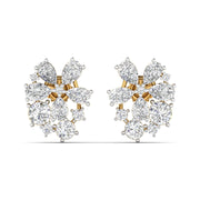 Diamond Cluster Earrings