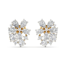 Diamond Cluster Earrings