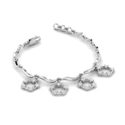 Diamond  Dangle Bracelet