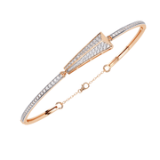 Elegance Arrowhead Diamond Bangle