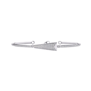 Elegance Arrowhead Diamond Bangle