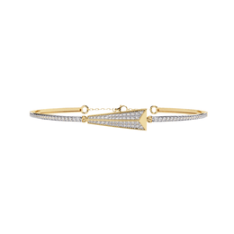 Elegance Arrowhead Diamond Bangle