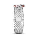 Floral Diamond Bangle