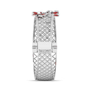 Floral Diamond Bangle