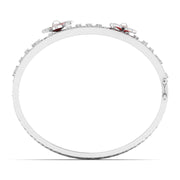Floral Diamond Bangle