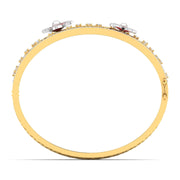 Floral Diamond Bangle