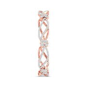 Eternal Bloom Floral Diamond Bangle