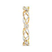 Eternal Bloom Floral Diamond Bangle
