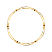 Eternal Bloom Floral Diamond Bangle