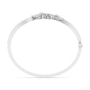 Marquise & Round Diamond Cluster Bangle
