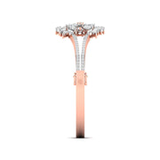 Marquise & Round Diamond Cluster Bangle