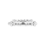 Elegant Floral Diamond Chain Bracelet