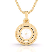 Diamond Halo Pendant