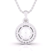 Diamond Halo Pendant