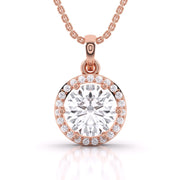 Diamond Halo Pendant