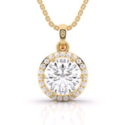 Diamond Halo Pendant
