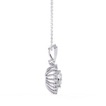Solitaire Diamond Heart Pendant