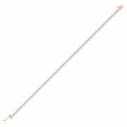 Diamond Heart Tennis Bracelet