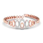 Diamond Oval  Bracelet