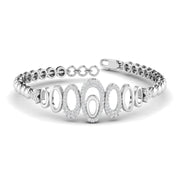 Diamond Oval  Bracelet