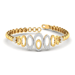 Diamond Oval  Bracelet
